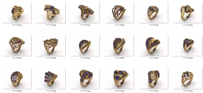 ring 25 pieces drawing 3d rihone drawing ring rings ring  ring