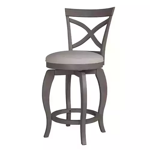 ELLENDALE SWIVEL COUNTER HEIGHT STOOL 3D model