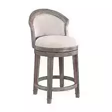 Wood Counter Height Swivel Stool  3D model