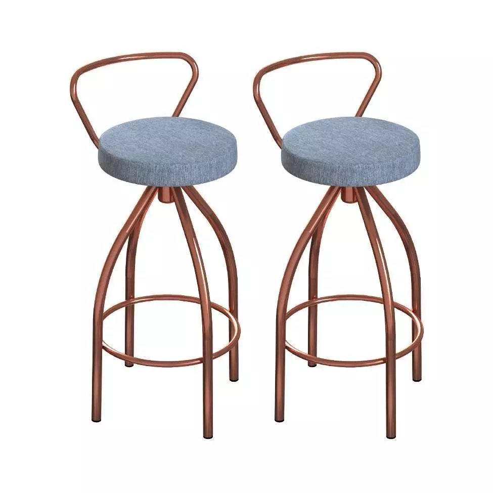 Banquetas Artois Cobre e Cinza 3D model