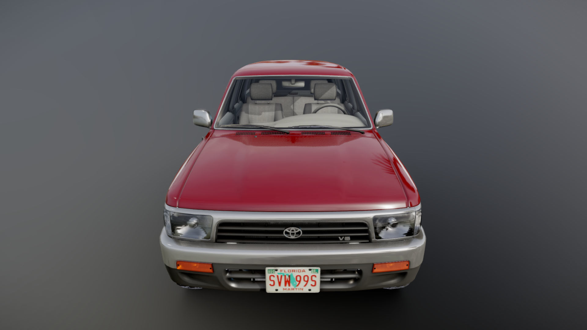 1994 Toyota 4Runner Low-poly 3D model_22