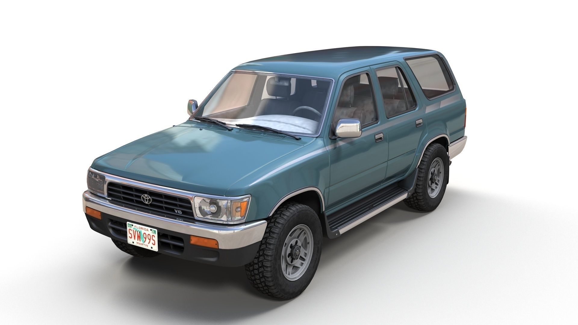 1994 Toyota 4Runner Low-poly 3D model_2
