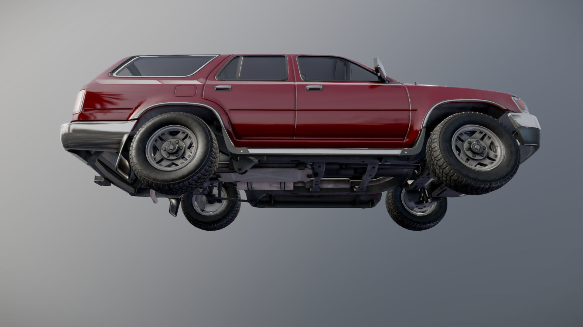 1994 Toyota 4Runner Low-poly 3D model_25