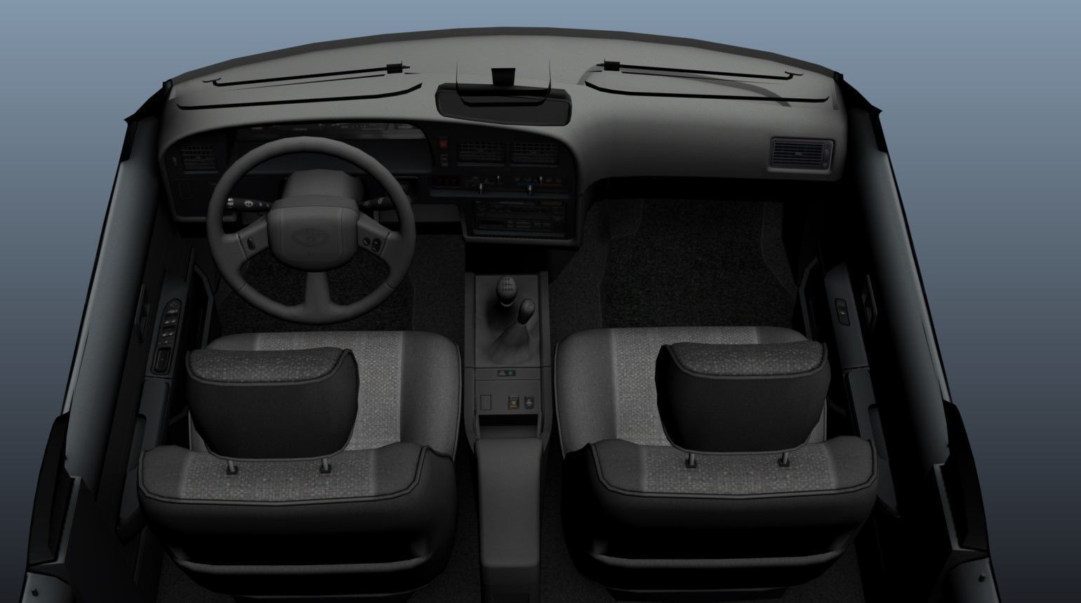 1994 Toyota 4Runner Low-poly 3D model_46