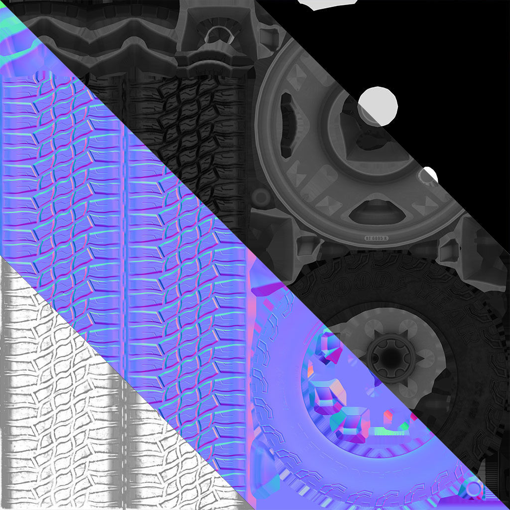 1994 Toyota 4Runner Low-poly 3D model_47