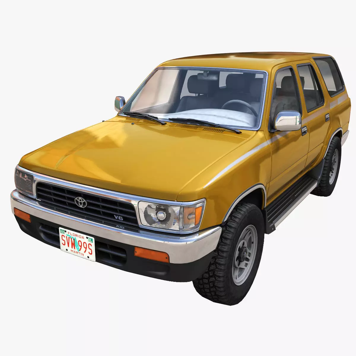 1994 Toyota 4Runner Low-poly 3D model_0