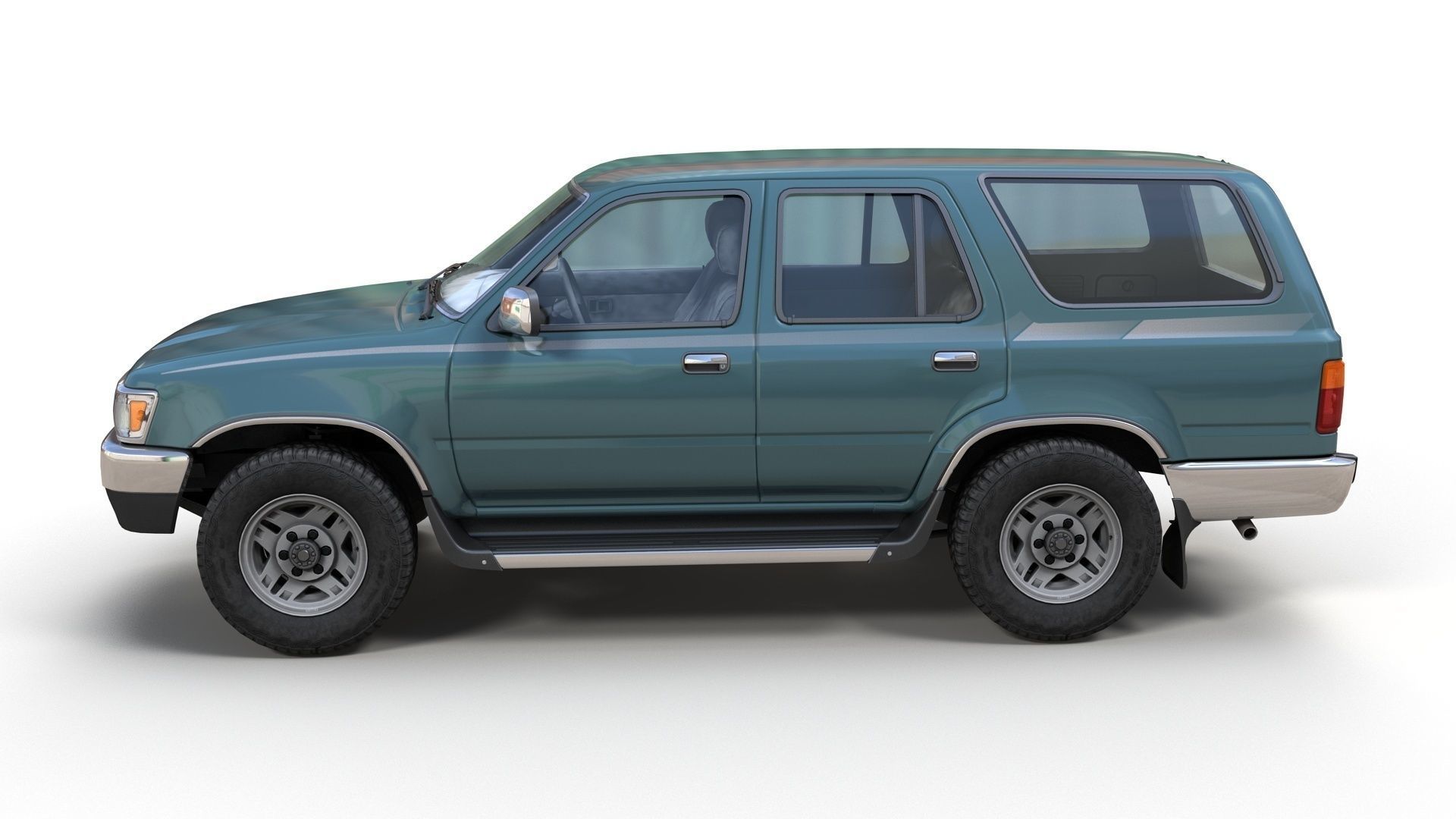 1994 Toyota 4Runner Low-poly 3D model_6