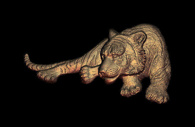 tiger Free 3D print model