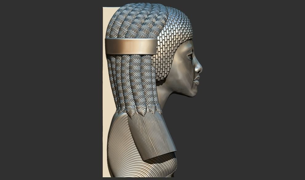  Egyptian Amarna princess  Meret Aton statue 3d printable model 3D print model_4
