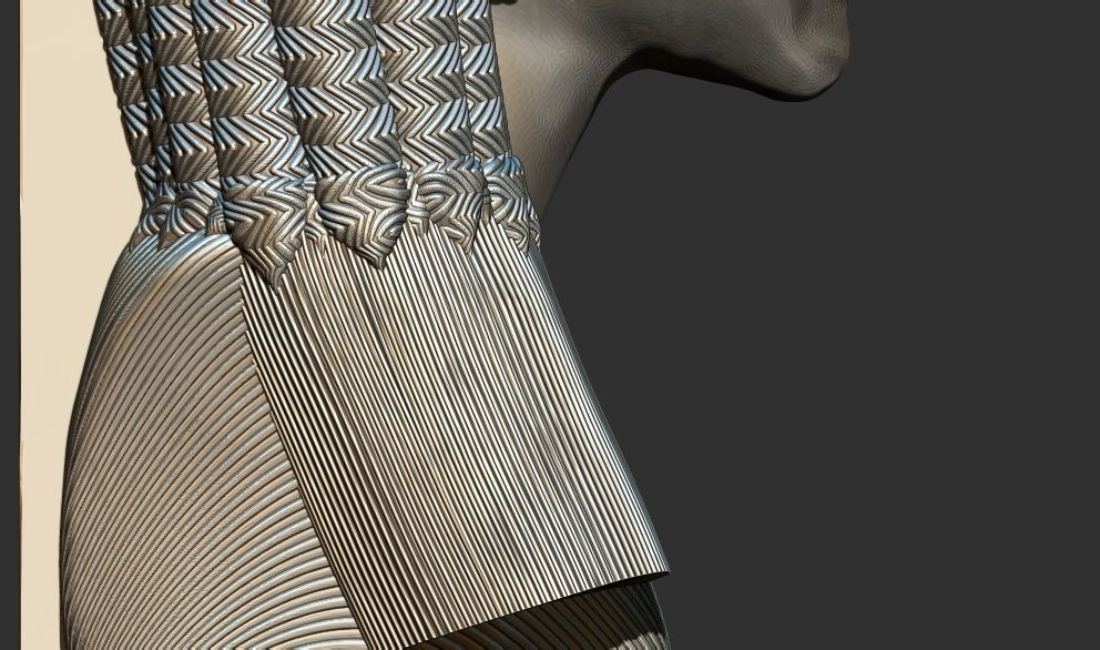  Egyptian Amarna princess  Meret Aton statue 3d printable model 3D print model_8