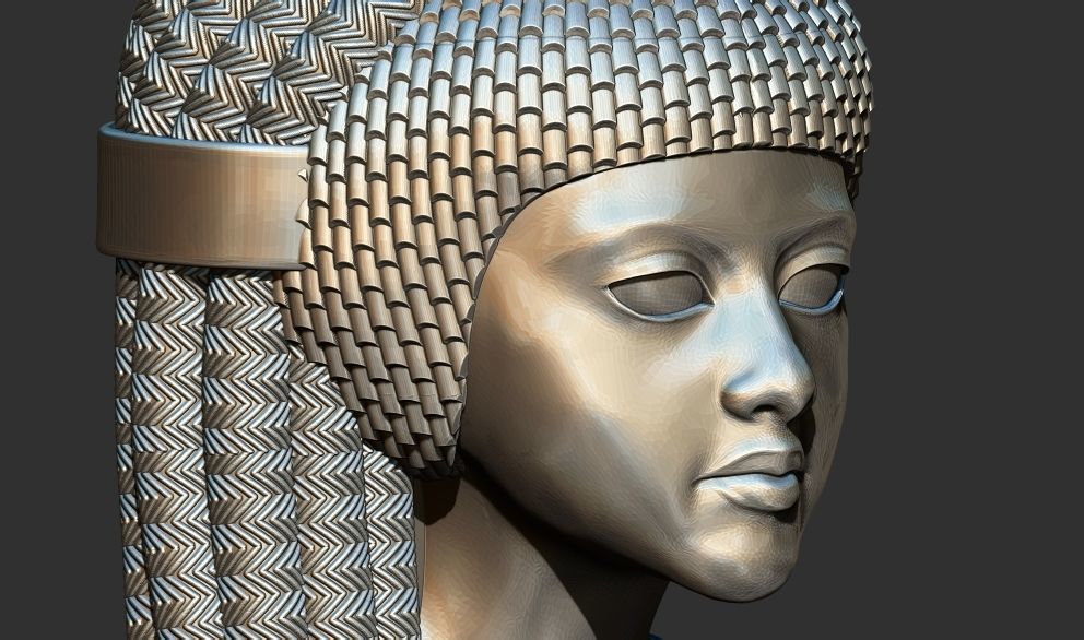  Egyptian Amarna princess  Meret Aton statue 3d printable model 3D print model_6