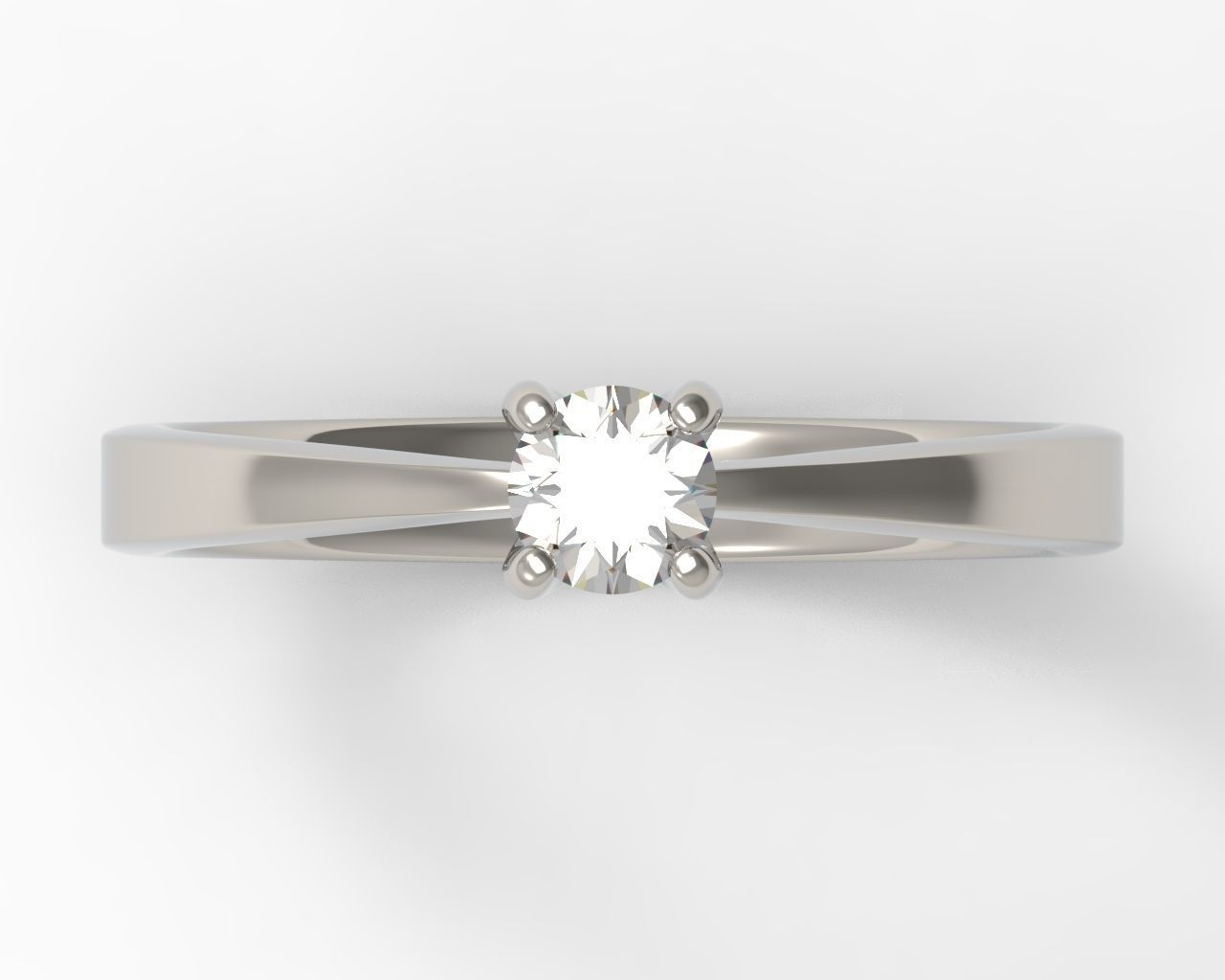 Rings Engagement  set 04 3D print model_4