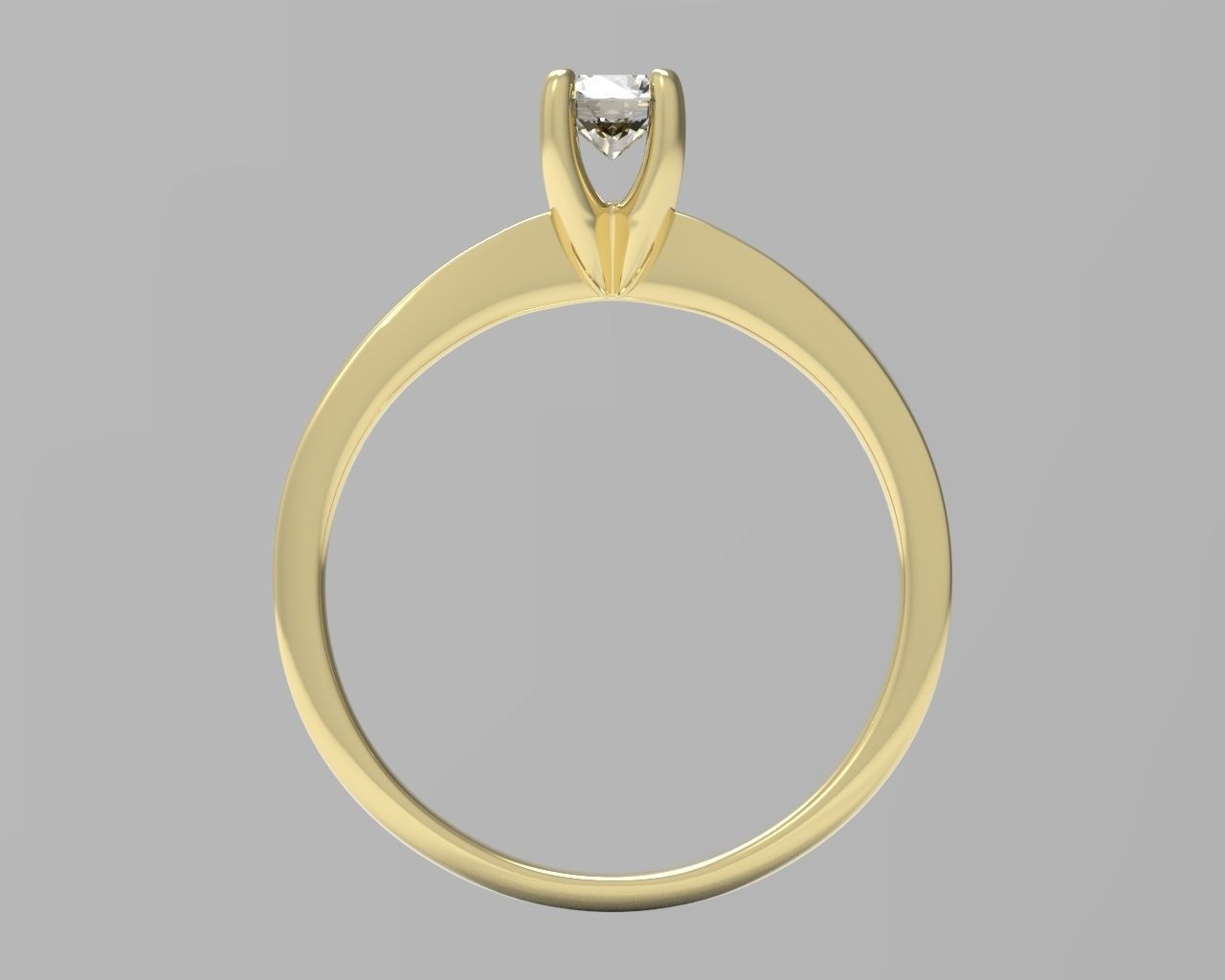 Rings Engagement  set 04 3D print model_13