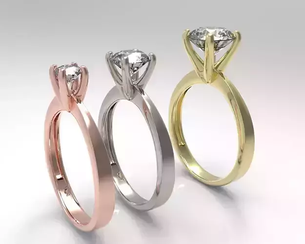 Rings Engagement  set 04 3D print model