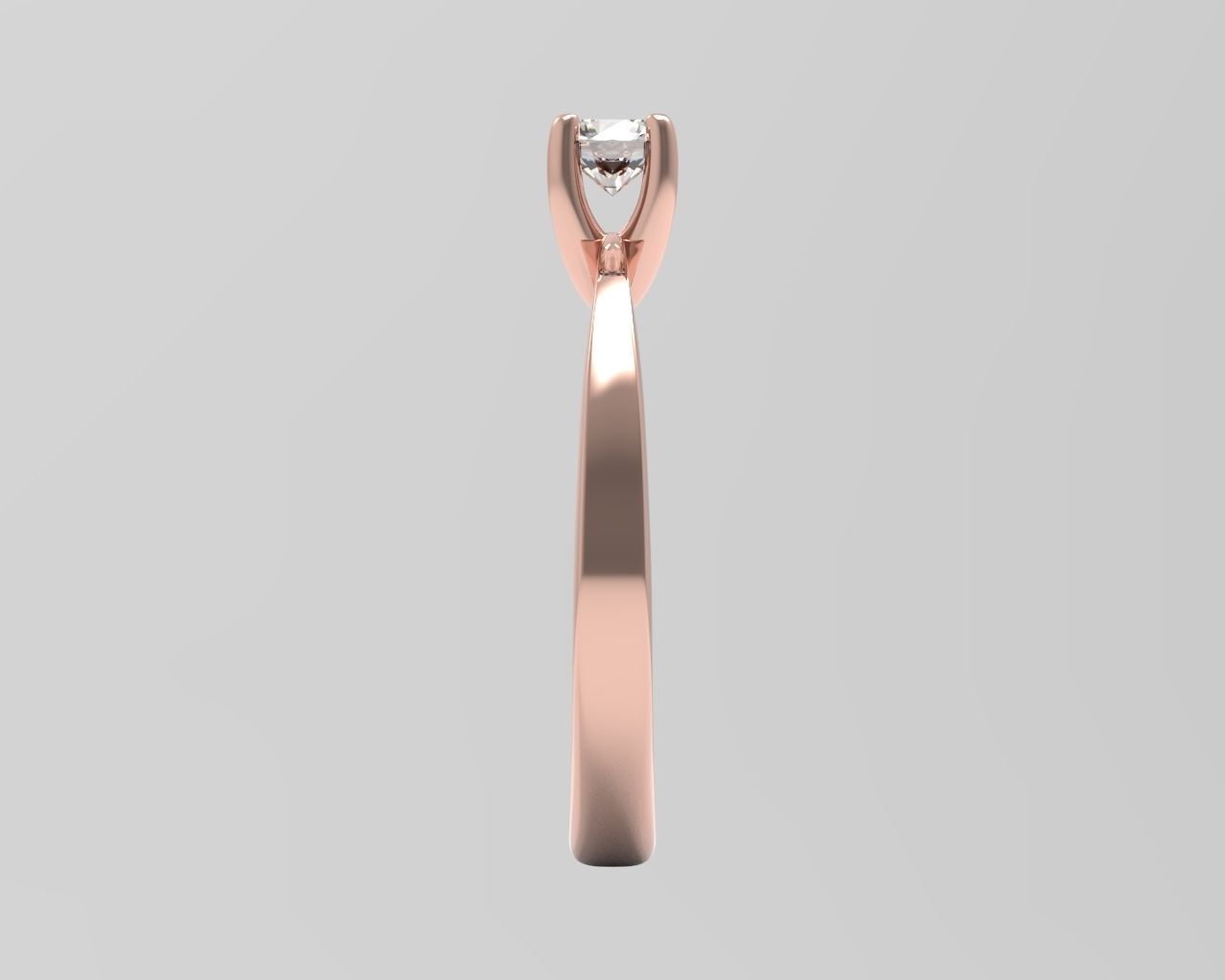 Rings Engagement  set 04 3D print model_10