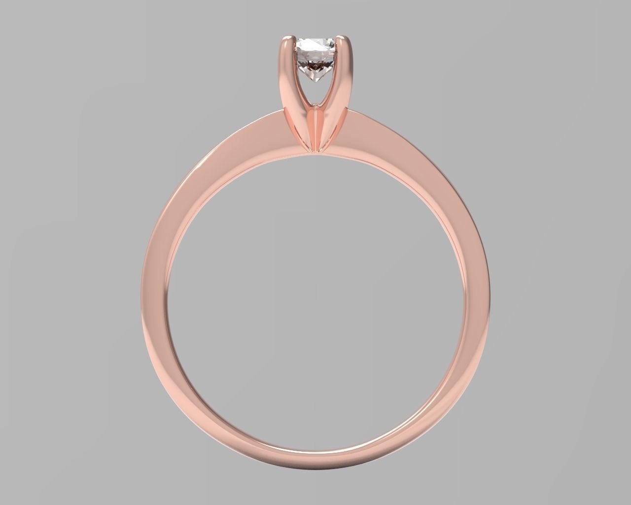 Rings Engagement  set 04 3D print model_9