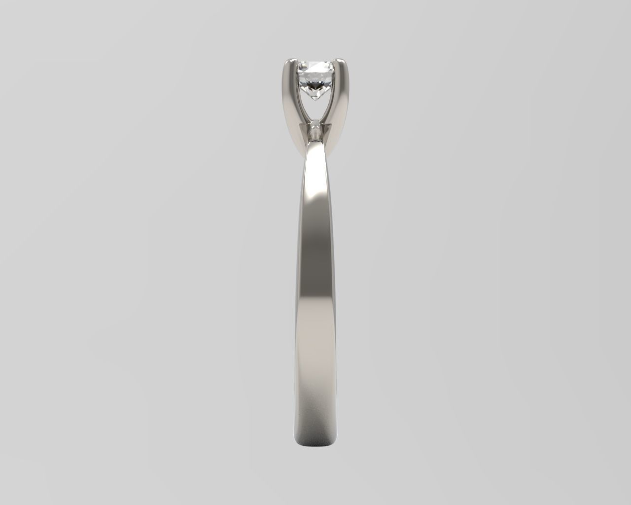 Rings Engagement  set 04 3D print model_6