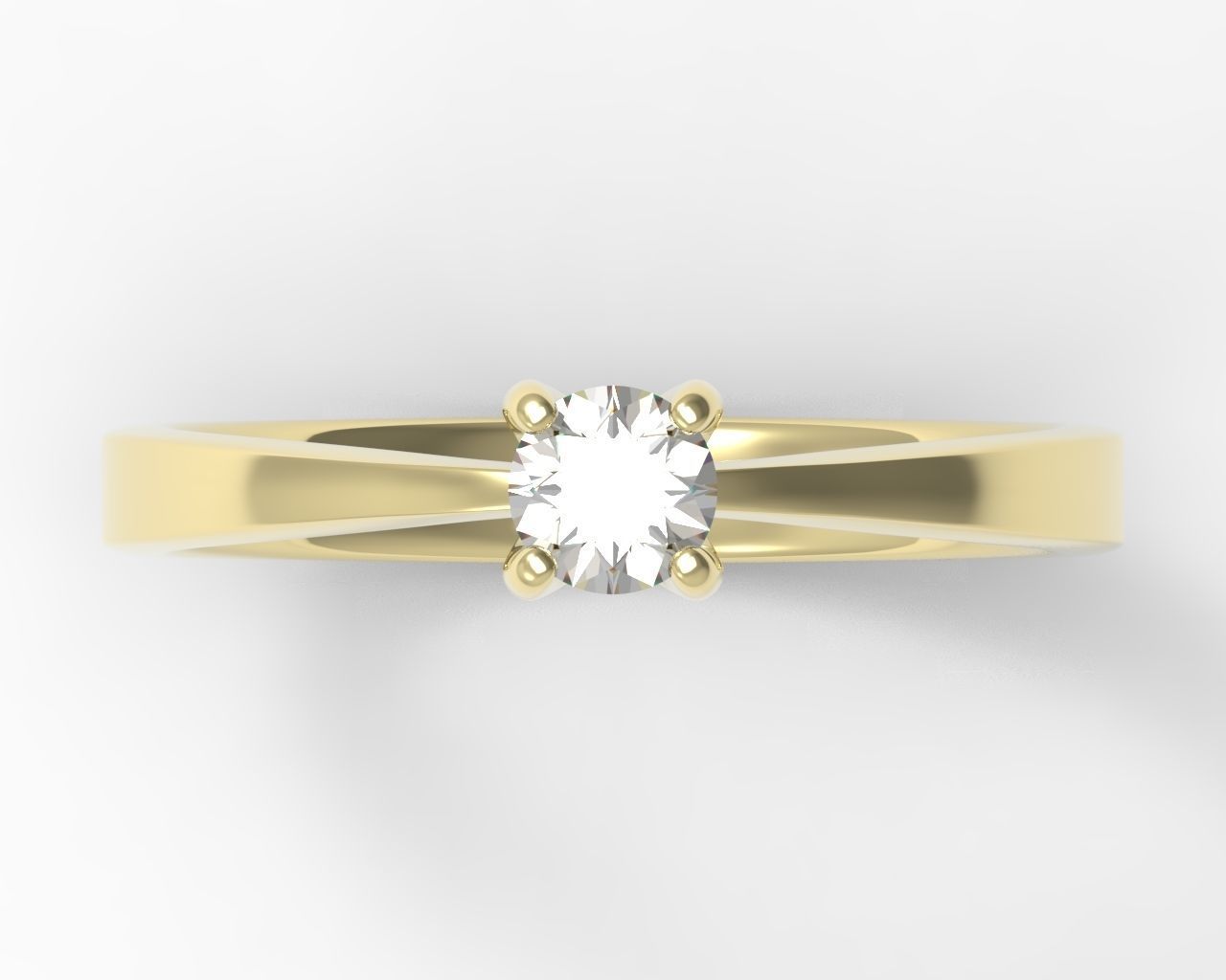 Rings Engagement  set 04 3D print model_12