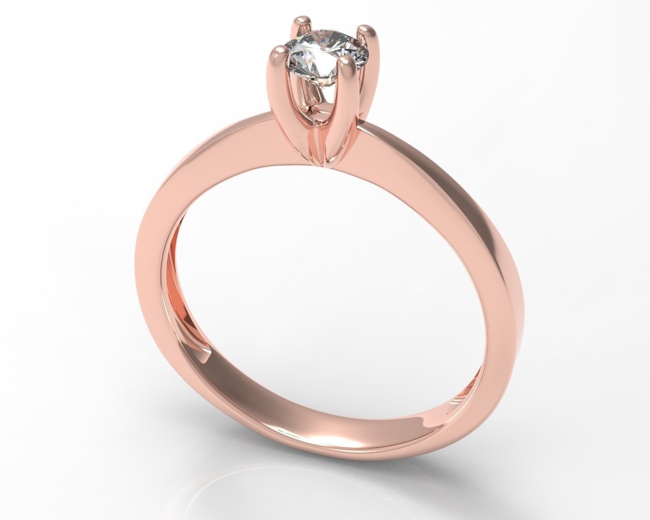 Rings Engagement  set 04 3D print model_7