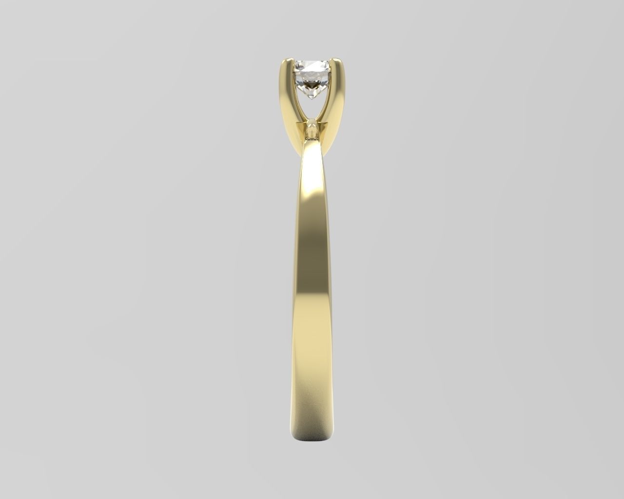 Rings Engagement  set 04 3D print model_14