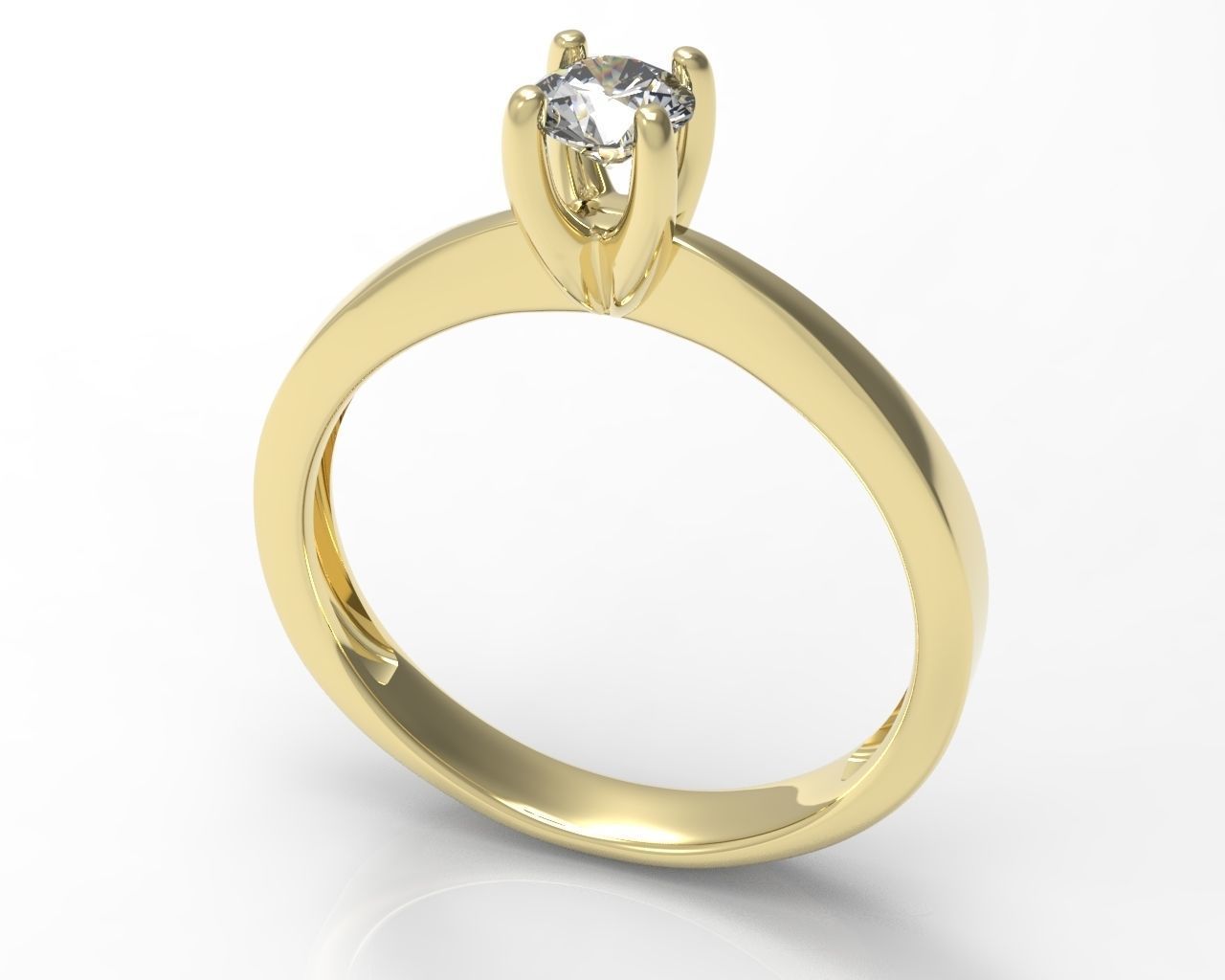 Rings Engagement  set 04 3D print model_11