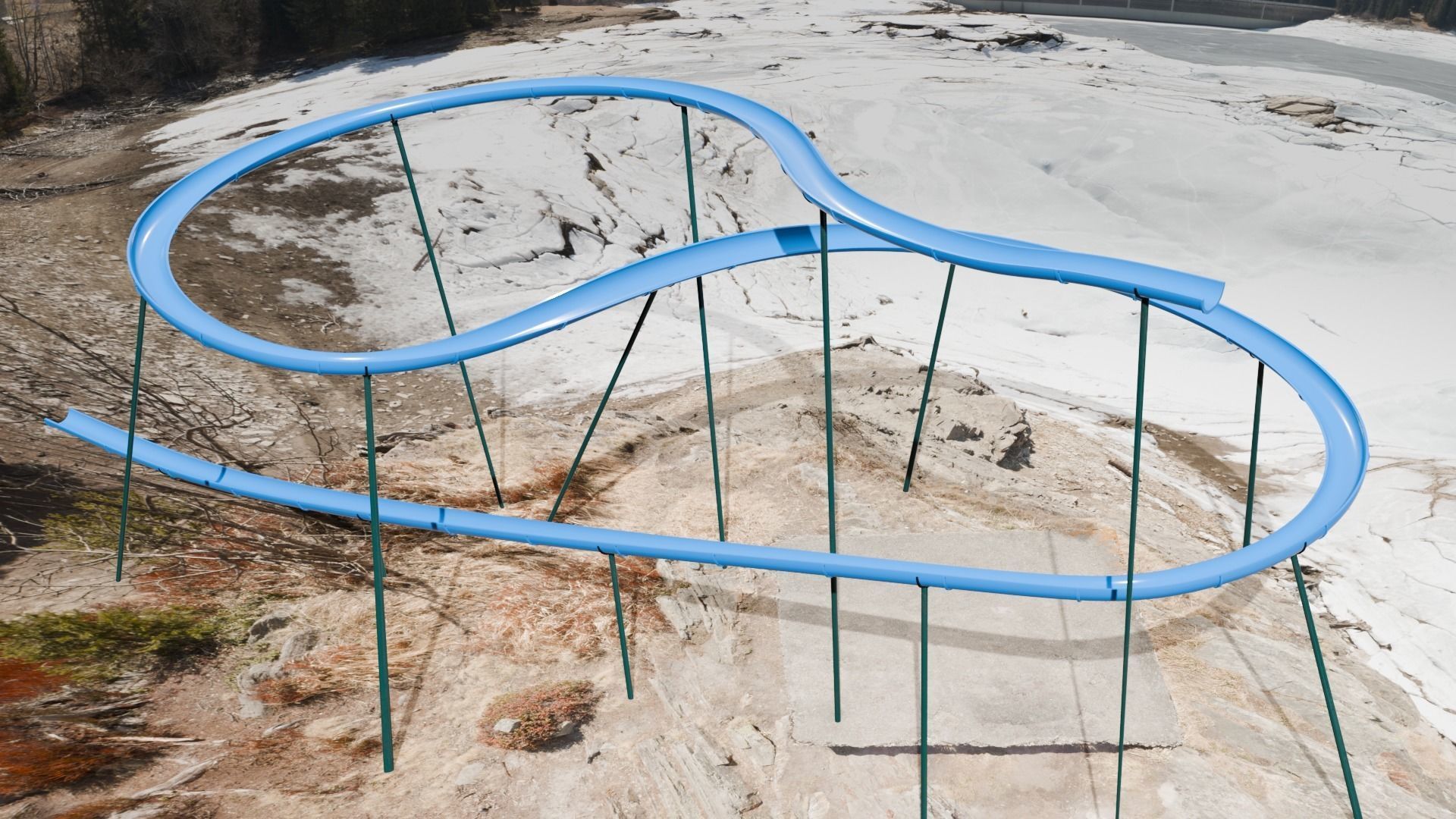 SLIDE Low-poly 3D model_11