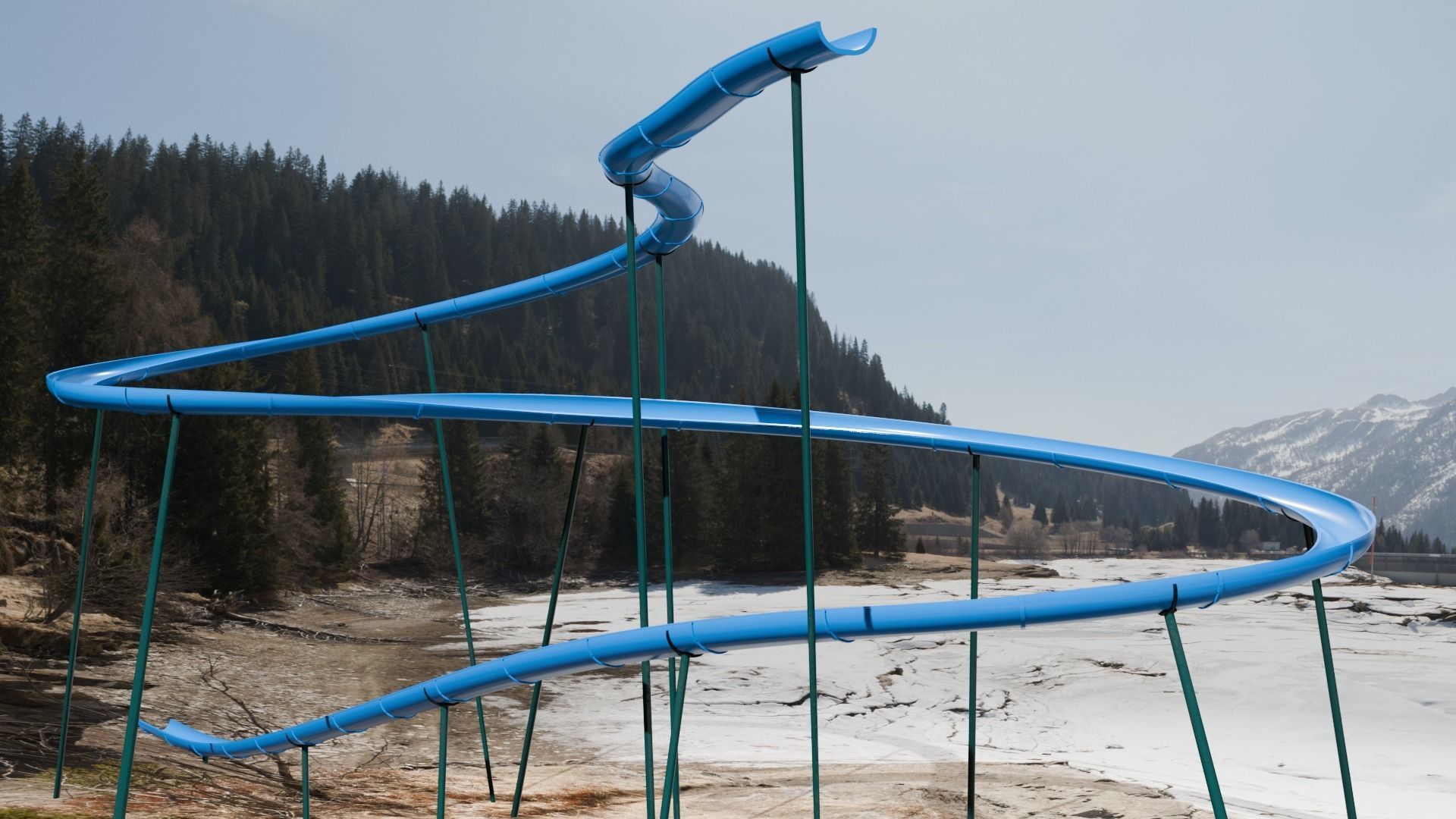 SLIDE Low-poly 3D model_18