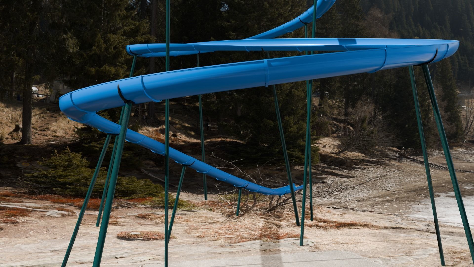 SLIDE Low-poly 3D model_19