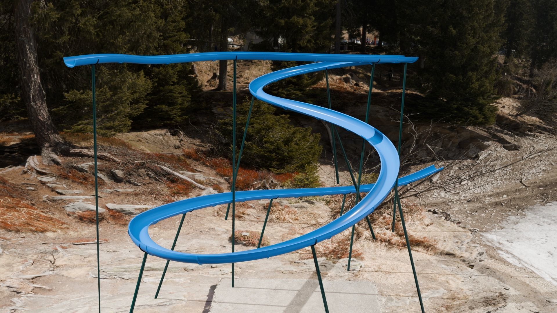 SLIDE Low-poly 3D model_24