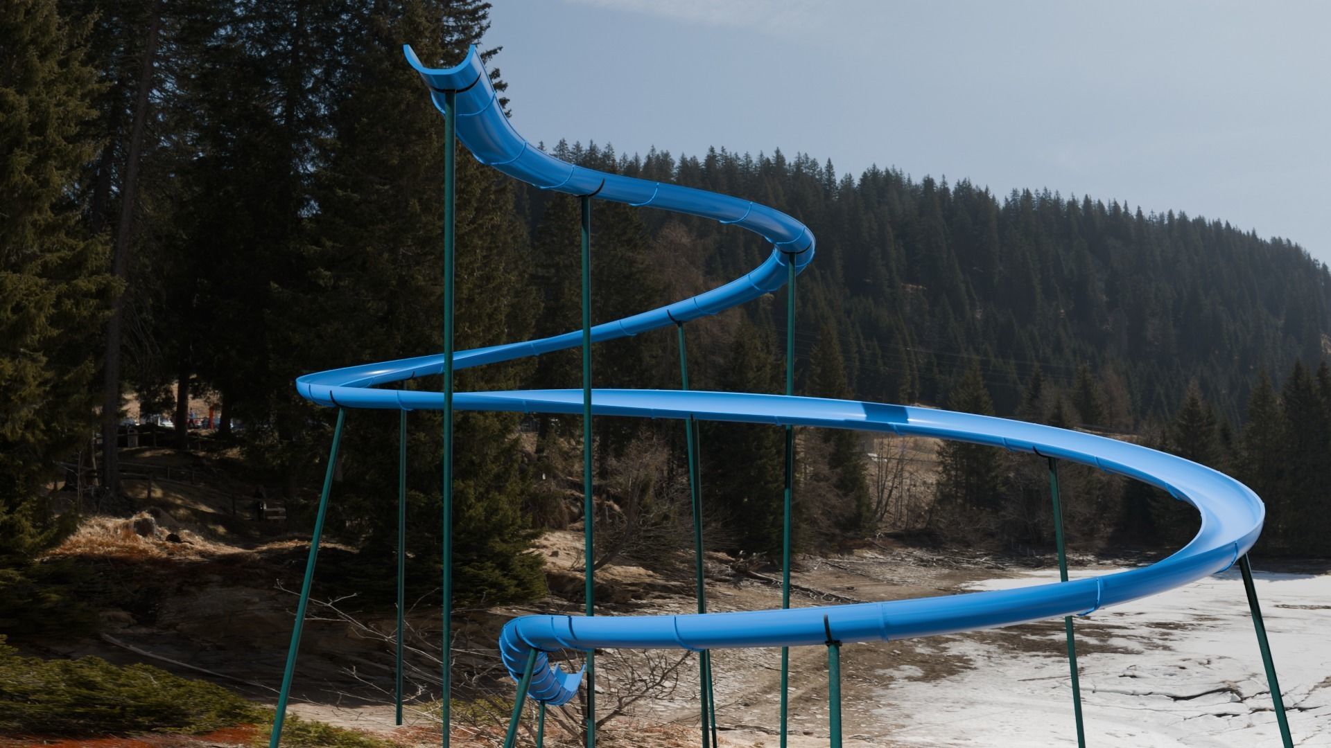 SLIDE Low-poly 3D model_16