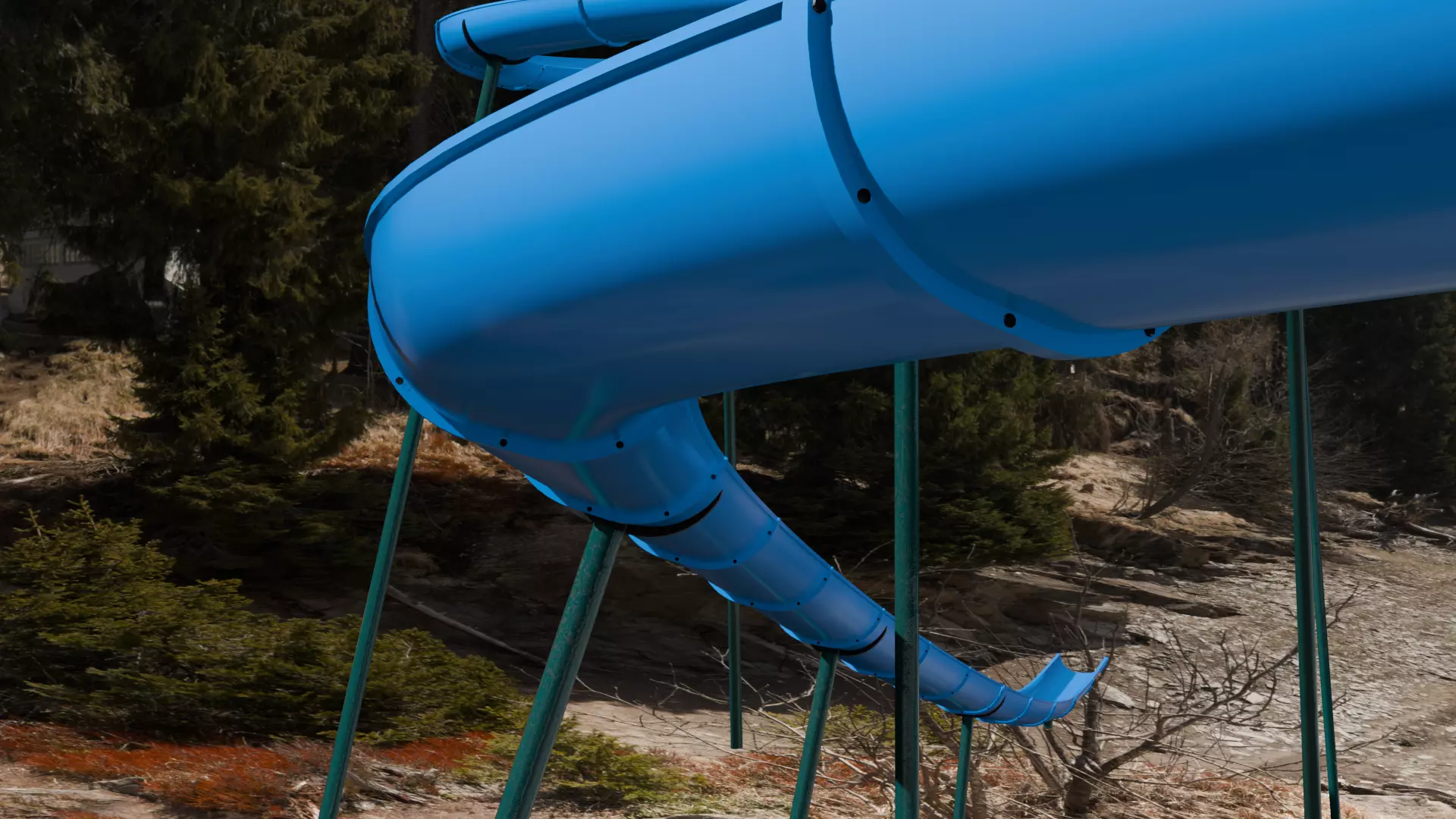 SLIDE Low-poly 3D model_0