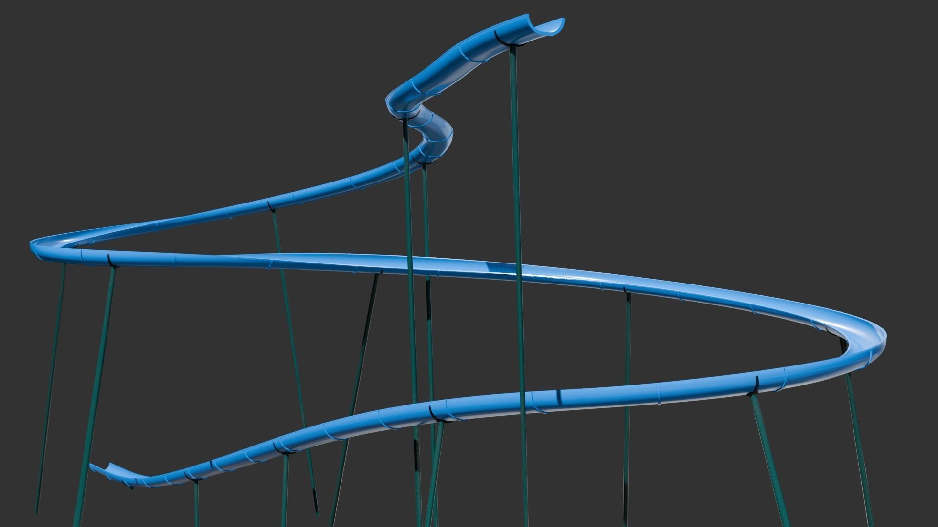 SLIDE Low-poly 3D model_6