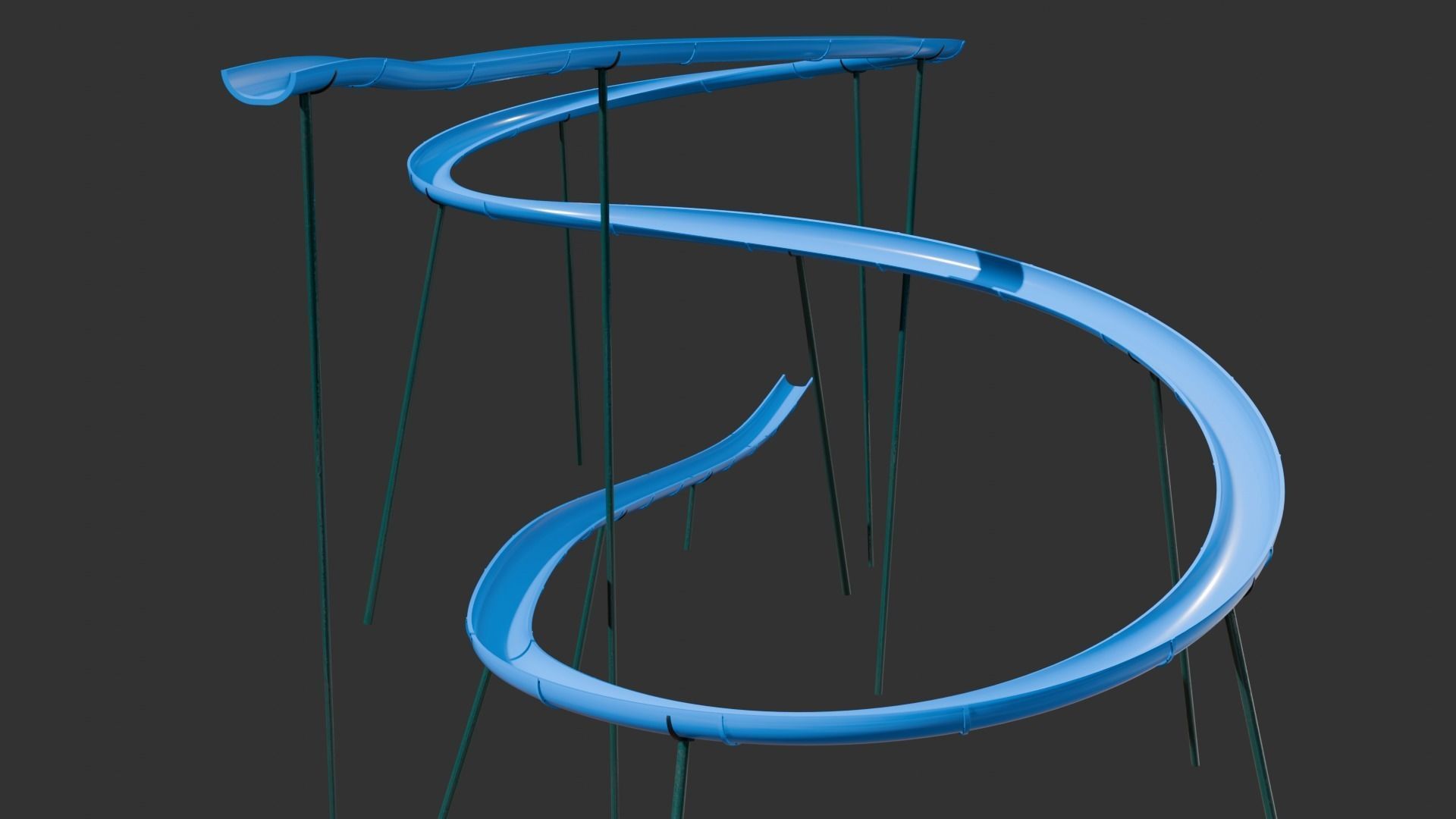 SLIDE Low-poly 3D model_3