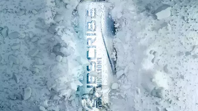 Blender Ice beverage commercial 3D model