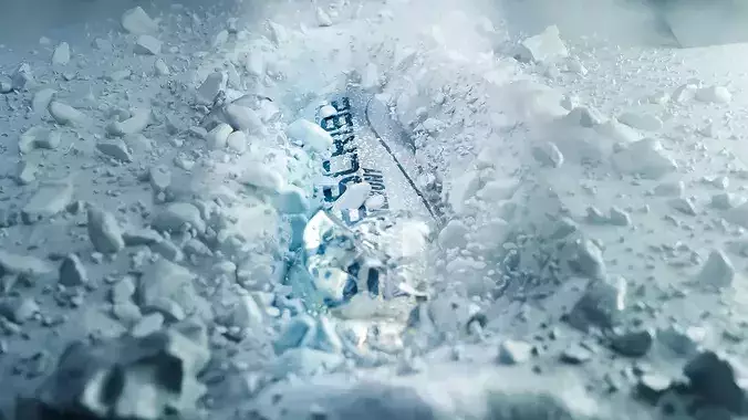 Blender Ice beverage commercial 3D model 2