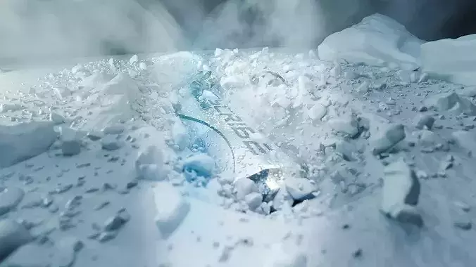 Blender Ice beverage commercial 3D model 3