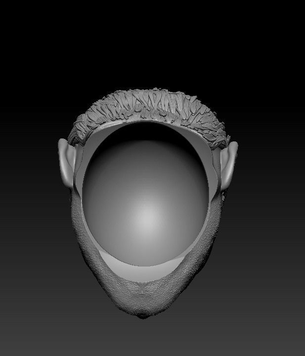 Dean Winchester head sculpt from Supernatural 3D model_5