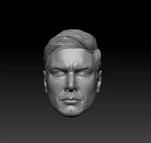 Dean Winchester head sculpt from Supernatural