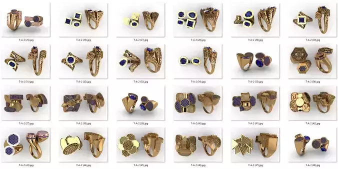 ring 109 pieces drawing 3d rihone drawing ring rings ring gold