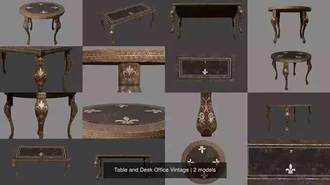 Table and Desk Office Vintage