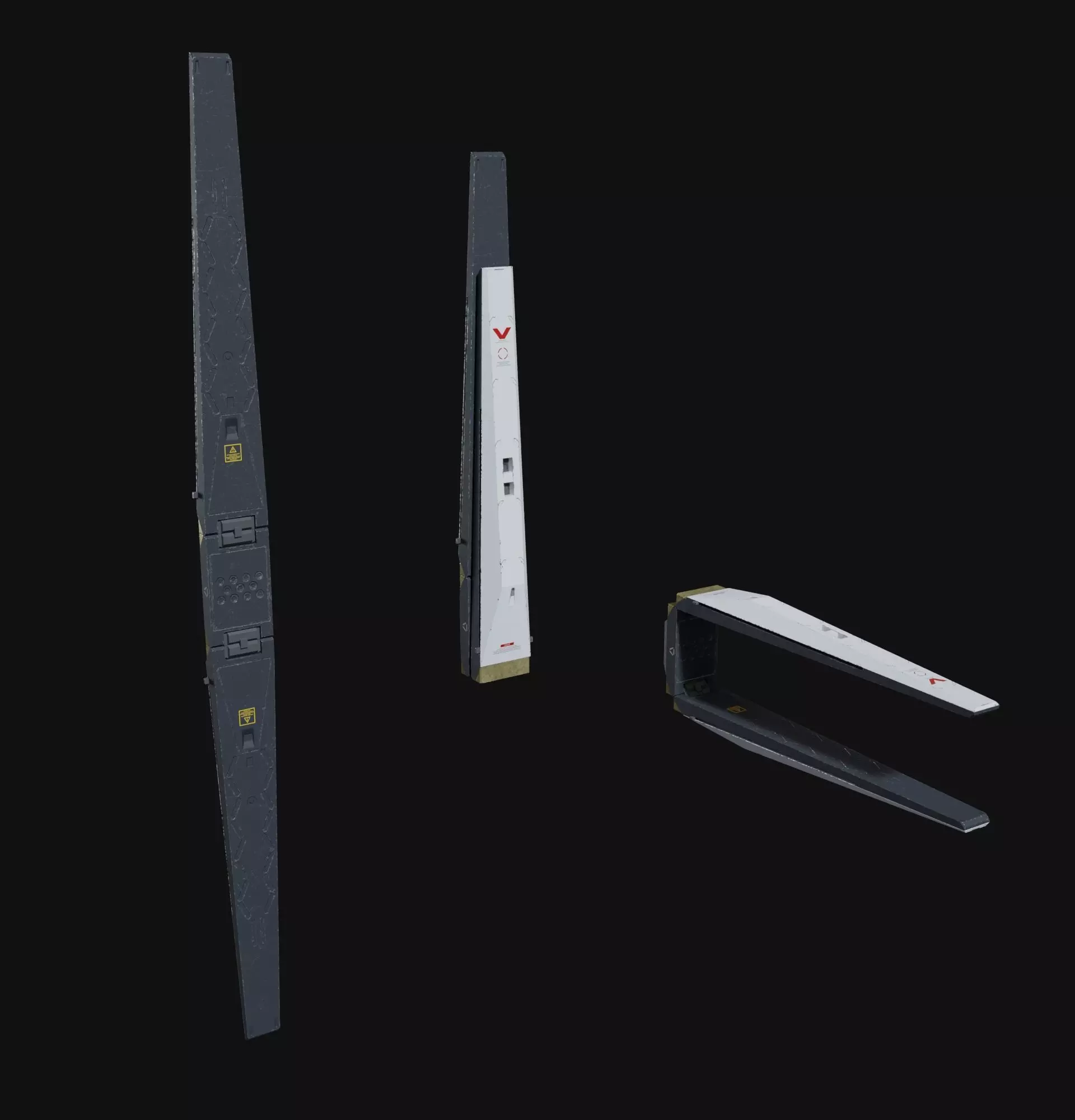 Nu gundam RX-93 Blender version 3D model_30