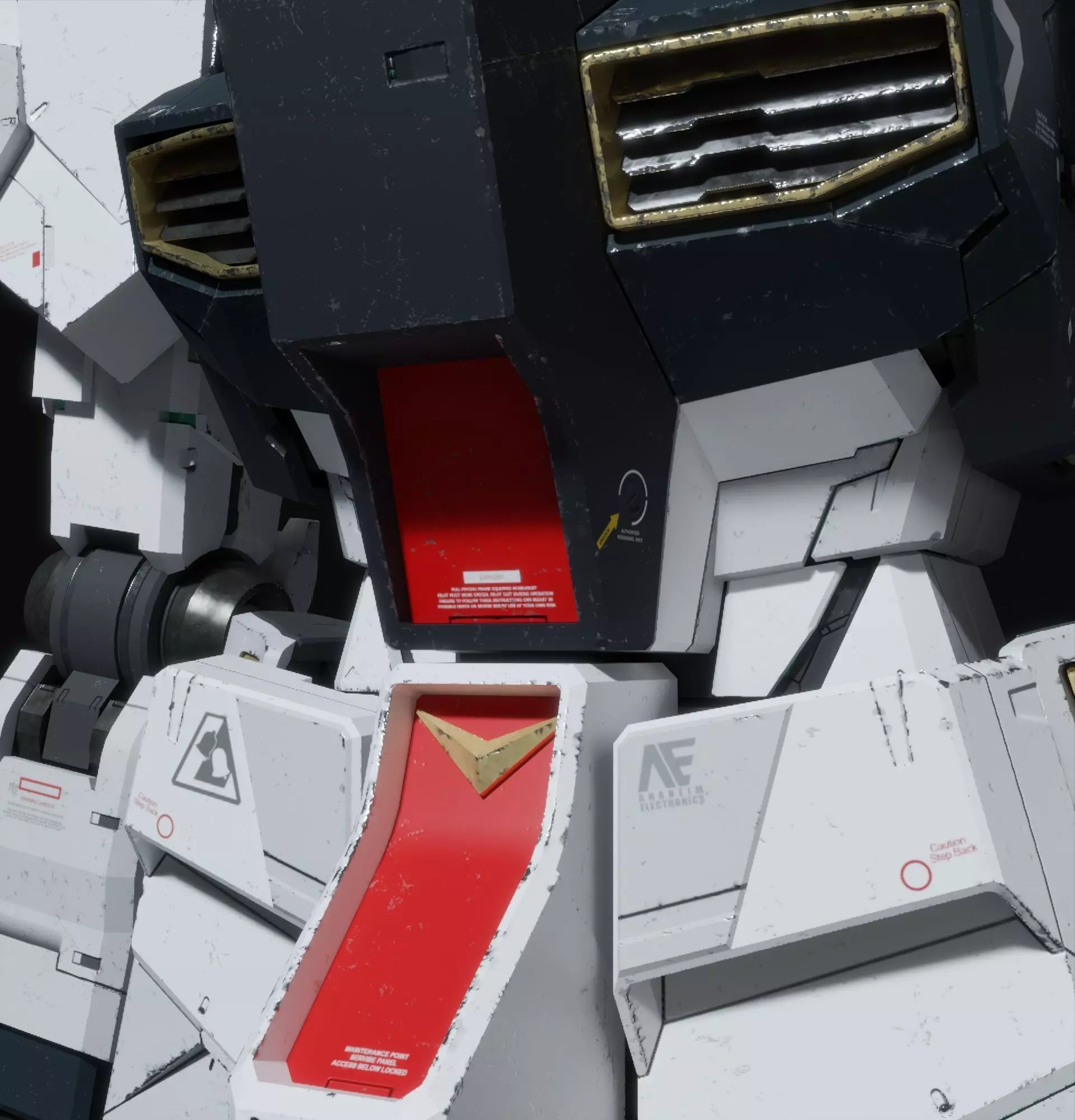 Nu gundam RX-93 Blender version 3D model_22