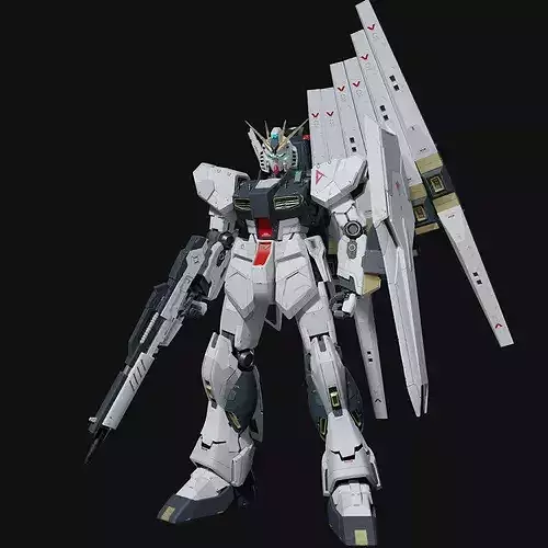 Nu gundam RX-93 Blender version