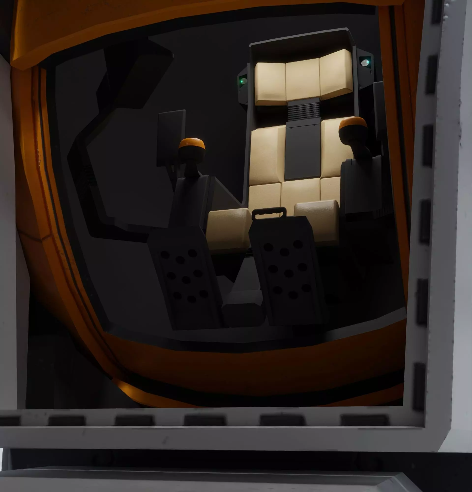 Nu gundam RX-93 Blender version 3D model_25