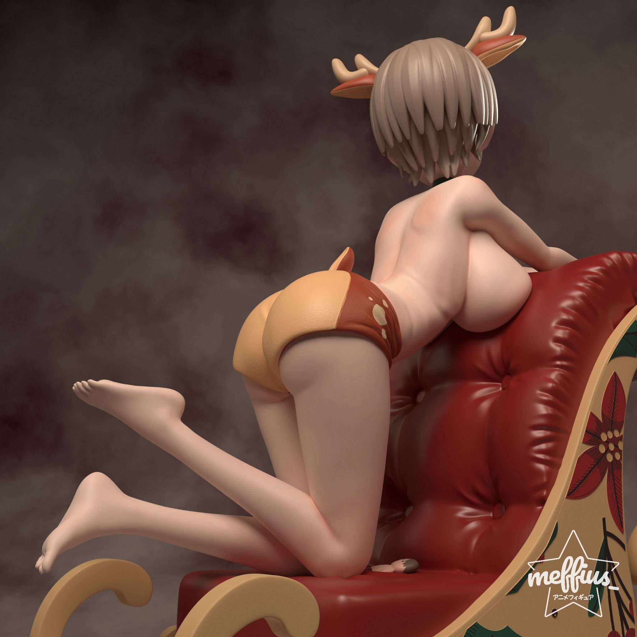 Uzaki Hana - Reindeer Costume 3D print model_7