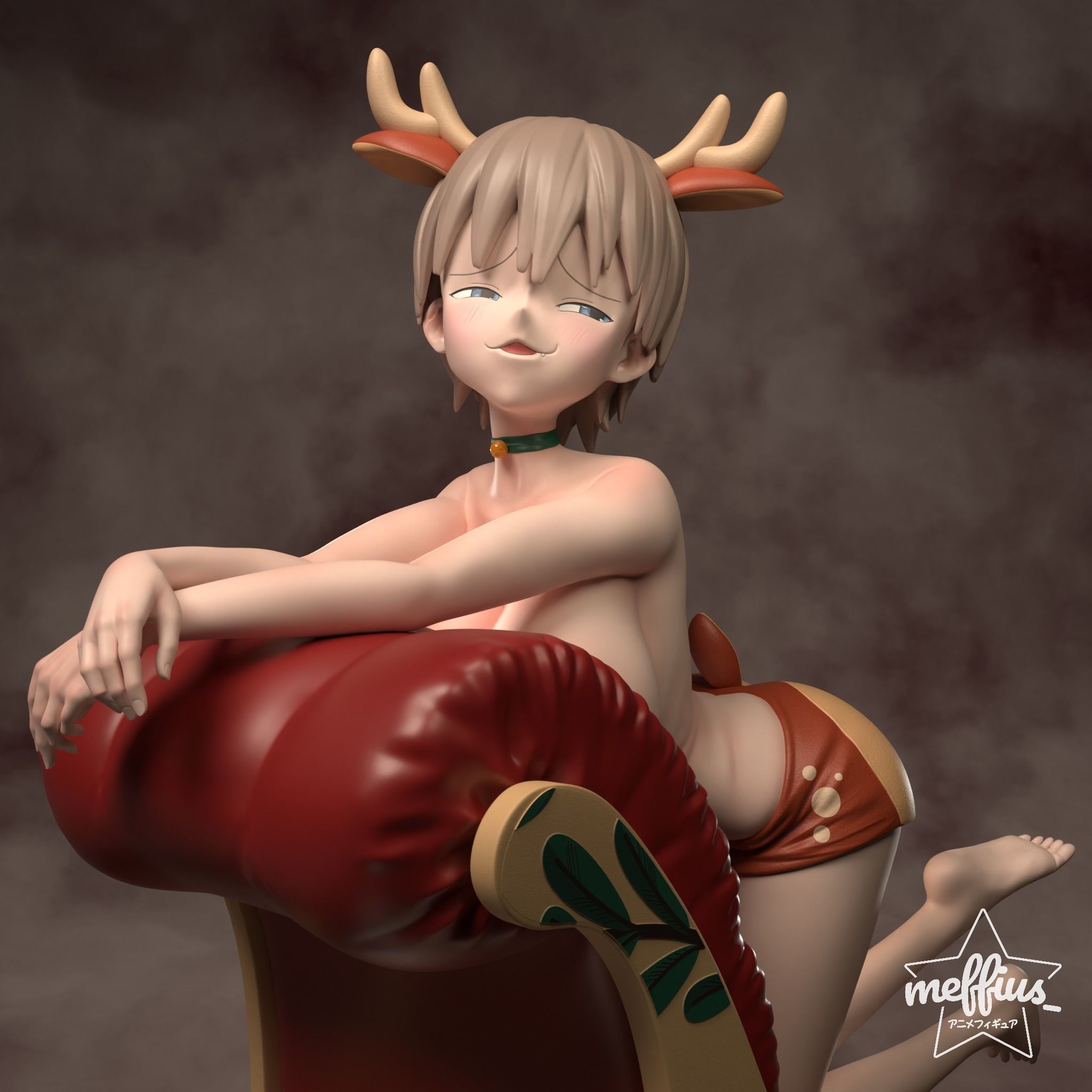 Uzaki Hana - Reindeer Costume 3D print model_2