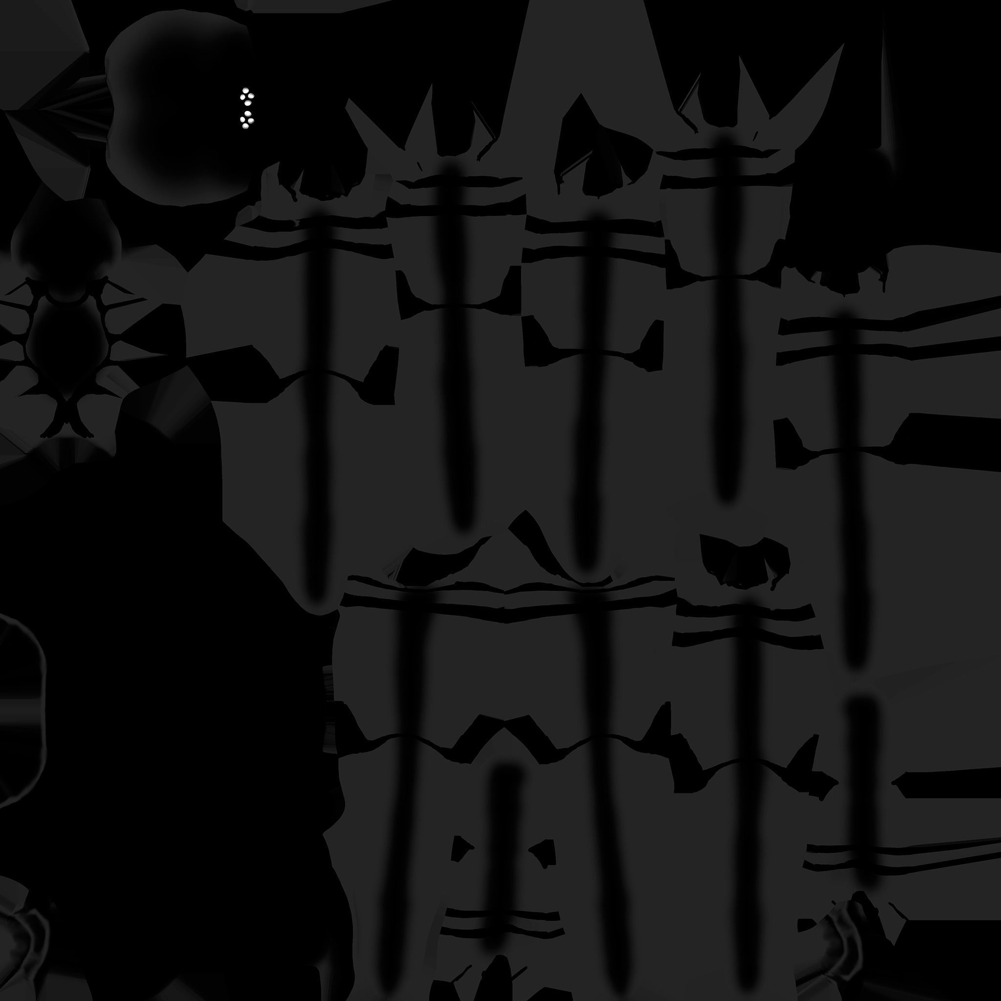 Trapdoor Spider Low-poly 3D model_13