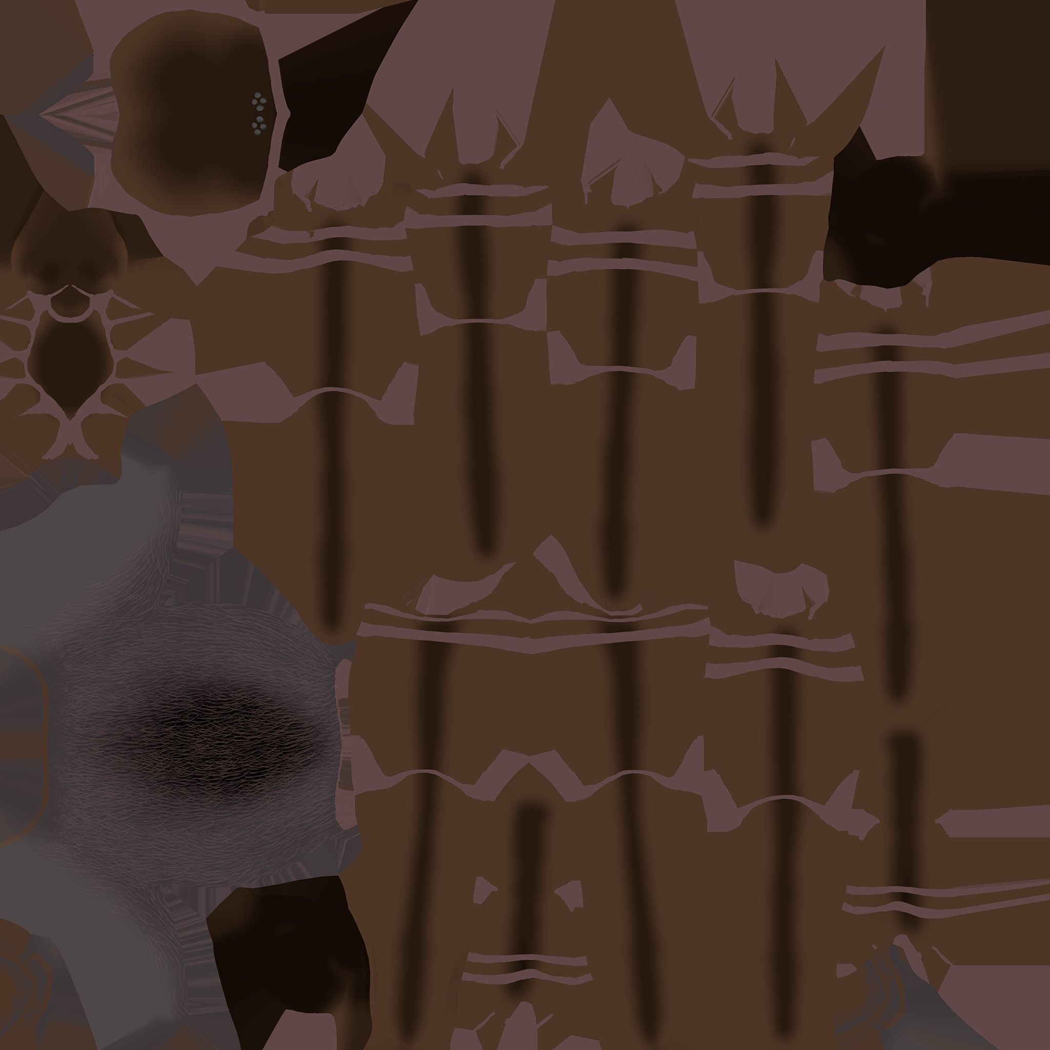 Trapdoor Spider Low-poly 3D model_11