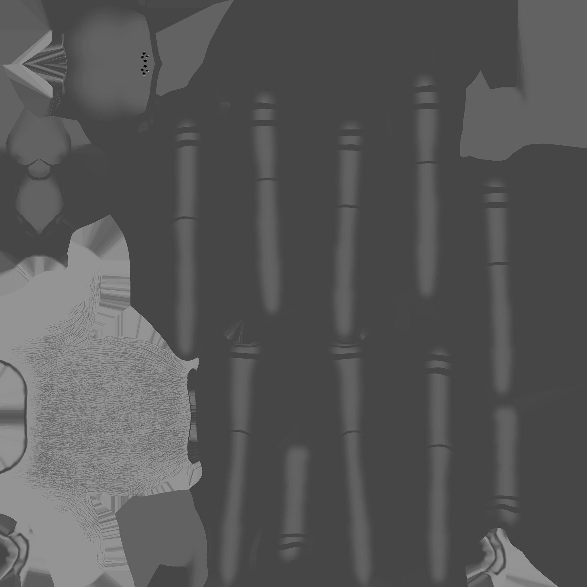 Trapdoor Spider Low-poly 3D model_15