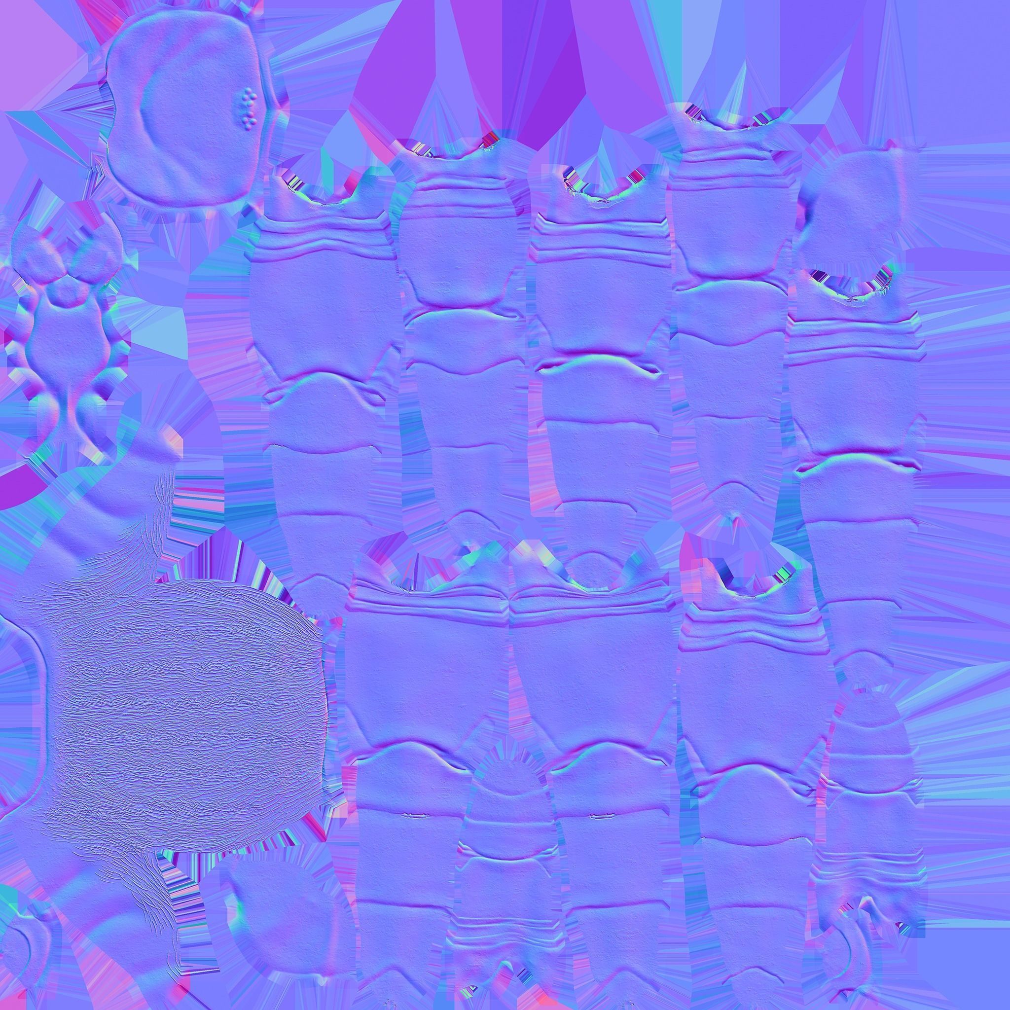 Trapdoor Spider Low-poly 3D model_14